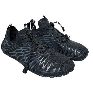 Hylaea HF Barefoot Water Shoes Men’s 10.5 Women’s 12 EU 44 Black Quick Dry Hikin